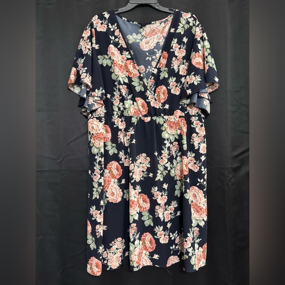 Floral V-Neck Dress
